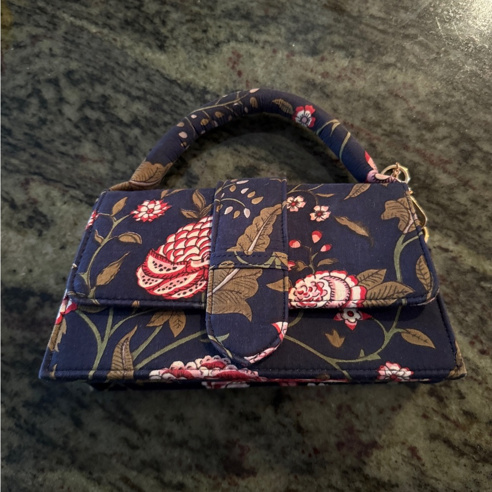 Printed floral bag